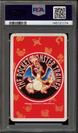 Pokemon Porygon 5 of Hearts Red Playing Cards Japanese #137 PSA 9 Mint - Image 2