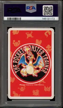 Pokemon Abra 8 of Spades Red Playing Cards Japanese #063 PSA 10 Gem Mint - Image 2