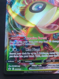 Pokemon TCG Celebi VMAX Chilling Reign Full Art Card 008/198 Sword&Shield - Image 5