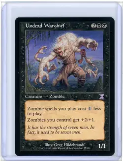 Undead Warchief Time Spiral "Timeshifted" Artist Proof MTG - Image 2