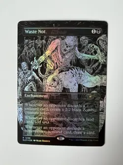 Waste Not - Secret Lair Drop - Foil #1299 - Unplayed Magic The Gathering - MTG - Image 1