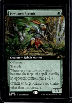 2024 Magic MTG Bloomburrow Pawpatch Recruit #363 - Image 1