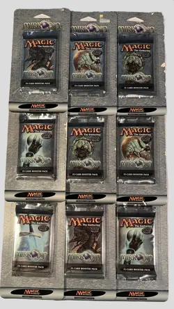 Mirrodin Booster Packs (Set of 9) | Factory Sealed | English | Collector Orig. - Image 1