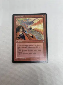 MTG 1x Pyroblast Ice Age Regular LP FREE SHIPPING - Image 1