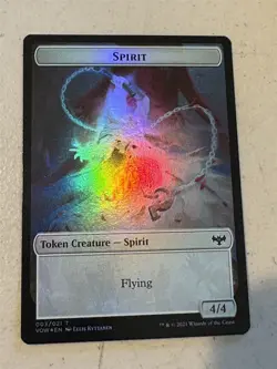 mtg foil token Insect // Spirit, 013/003, Innistrad Crimson Vow, unplayed - Image 1