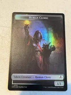 mtg foil token Demon // Human Cleric 0006/0019, Innistrad Remastered, unplayed - Image 2