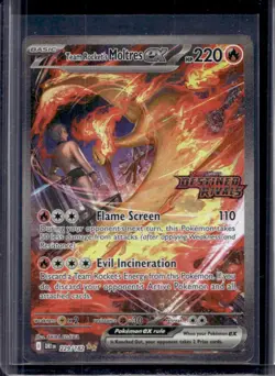 2025 Pokemon Destined Rivals Team Rocket's Moltres ex #229/182 - Image 1