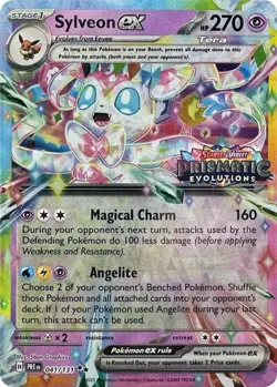 Sylveon ex - 041/131 - STAMPED PROMO - Pokemon Prismatic Evolutions NM FRESH - Image 1