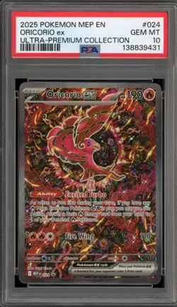 Pokemon Oricorio ex Mega Charizard X ex UPC Promo #024 PSA 10 Gem Mint - Image 1