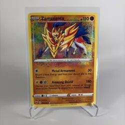 TWO Zamazenta Amazing Rare 102/185 Pokemon Vivid Voltage - Image 2