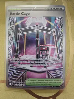 Pokemon TCG Holo Ultra Rare Full Art Battle Cage 116/094 - Image 1