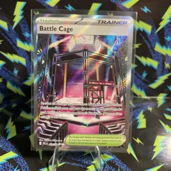 Pokemon TCG Holo Ultra Rare Full Art Battle Cage 116/094 NM - Image 1