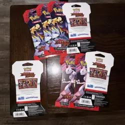 Pokemon Scarlet & Violet Destined Rivals Booster Pack Factory 8 Sealed 10 Packs - Image 2
