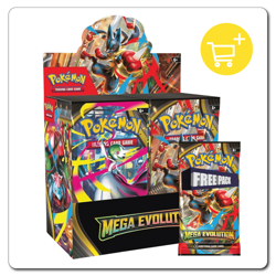 Pokemon Mega Evolution Enhanced Booster Box *Free Pack - Image 1