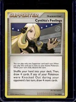 2008 Pokemon Diamond & Pearl Legends Awakened Cynthia's Feelings #131/146 - Image 1