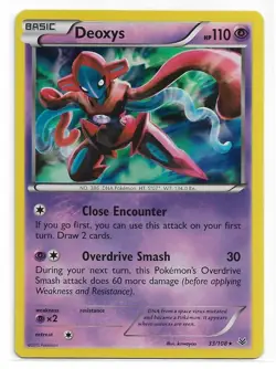 Deoxys Pokemon TCG 33/108 Roaring Skies Holo - Image 1