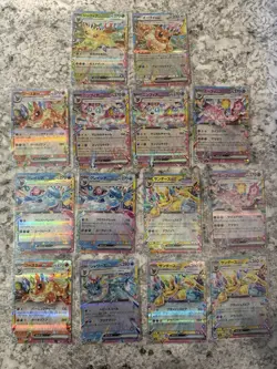 Sylveon Espeon Eevee Ex RR Terastal Festival Lot (x14) Japanese Pokemon - Image 1