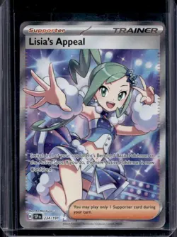 2024 Pokemon Surging Sparks Lisia's Appeal #234/191 - Image 1