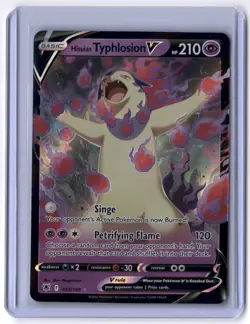Hisuian Typhlosion V 053/189 Ultra Rare Holo Pokemon NM - Image 1