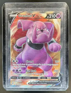 2022 Pokemon SWSH Brilliant Stars Granbull V #159/172 - Image 1