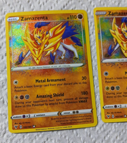 Pokemon TCG, Zamazenta 102/185, Vivid Voltage, Amazing Rare Holo NM (X2) - Image 2