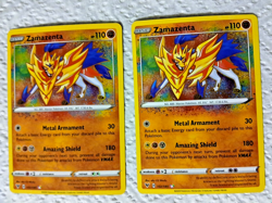 Pokemon TCG, Zamazenta 102/185, Vivid Voltage, Amazing Rare Holo NM (X2) - Image 5