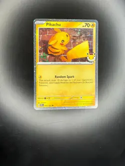 Pikachu (Pokemon Day 2026) 051/162 Holo Pokemon Near Mint - Image 1