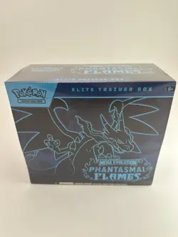 Pokemon TCG Mega Evolutions Phantasmal Flames Elite Trainer Box Factory Sealed - Image 1