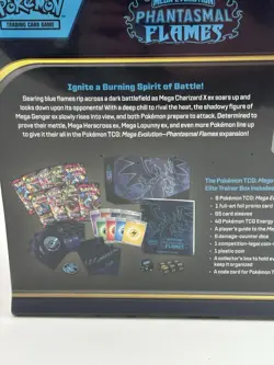 Pokemon TCG Mega Evolutions Phantasmal Flames Elite Trainer Box Factory Sealed - Image 5