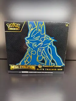 Pokemon TCG: Mega Evolution Pokemon Center Elite Trainer Box ETB (Mega Lucario) - Image 1