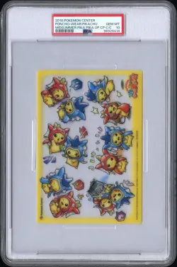 POP 2 PSA 10 Pokemon Center Yokohama Poncho Pikachu Magikarp Gyarados Postcard - Image 1