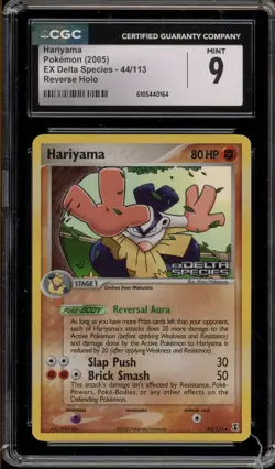Pokemon Hariyama EX Delta Species Reverse Holo #44 CGC 9 Mint - Image 1