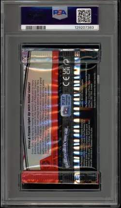 Pokemon Prismatic Evolutions Eevee And Sylveon Art Sealed Booster Pack PSA 9 - Image 2