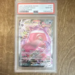 Pokemon Gengar VMAX Swsh08 Fusion Strike Ultra Rare Holo PSA 10 157/264 - Image 1