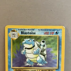 Pokemon Base Set Blastoise 2/102 Holo Rare 1999 WOTC Vintage Heavily Played HP - Image 5