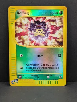 Koffing 114/165 Expedition Base Set Reverse Holo Rare Pokemon TCG Nintendo LP - Image 1