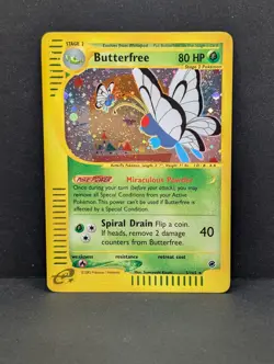 Butterfree 005/165 Expedition Base Set Holo Ultra Rare Pokemon TCG Nintendo LP - Image 1