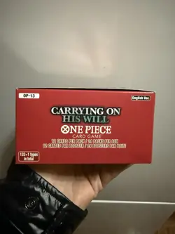 One Piece Card Game: Carrying On His Will (OP-13) Booster Box Unsealed - Image 3