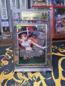2023 One Piece Nami #OP02-036 SR Paramount War BGS 10 Pristine - Image 1
