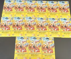--LOT OF 15 --One Piece OP-15 - Adventure on Kami's Island Sleeved Booster Packs - Image 1