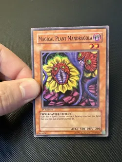 Yugioh Magical Plant Mandragola MFC-072 Common 1st Edition NA English Vintage - Image 1
