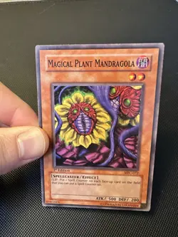 Yugioh Magical Plant Mandragola MFC-072 Common 1st Edition NA English Vintage - Image 4