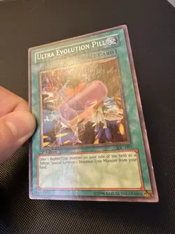 Yugioh: Ultra Evolution Pill 1st Edition IOC-097 - Rare NA English Vintage - Image 3