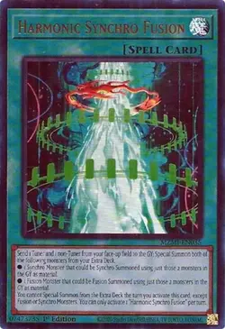 Harmonic Synchro Fusion - 1st Edition Maze of Millennia LP YuGiOh - Image 1
