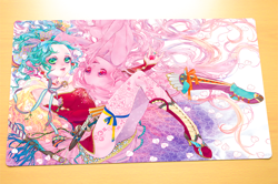 No.1156 Final Fantasy VI TCG Custom Playmat Terra Branford FFVI FF6 Card Mat - Image 1