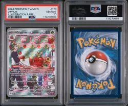 PSA 10 Dipplin 170/167 IR Pokemon Card Sv06: Twilight Masquerade Holo GEM MINT - Image 2