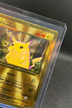 Pokemon Gold Metal Pikachu Card 58/102 Celebrations Ultra Premium Collection MP - Image 2