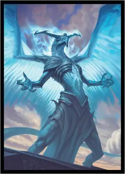 100 MTG Card Sleeves with 100 Inner Sleeves, Textured Back Art Tarkir Dragon - Image 1