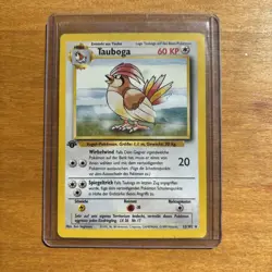 1st Edition Pidgeotto (Tauboga) 22/102 - NM Rare - German Base Set Pokemon Card - Image 1
