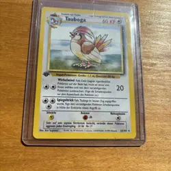 1st Edition Pidgeotto (Tauboga) 22/102 - NM Rare - German Base Set Pokemon Card - Image 3